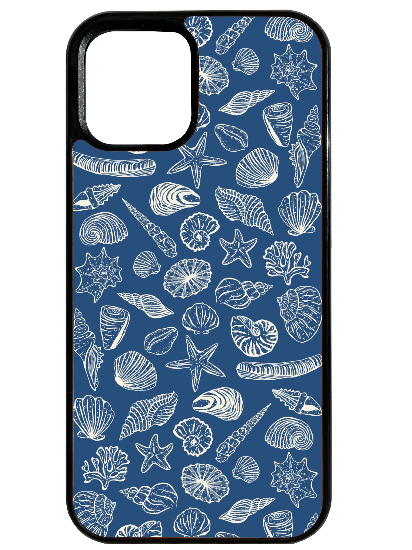 SeaShells in Dark Blue Phone Case