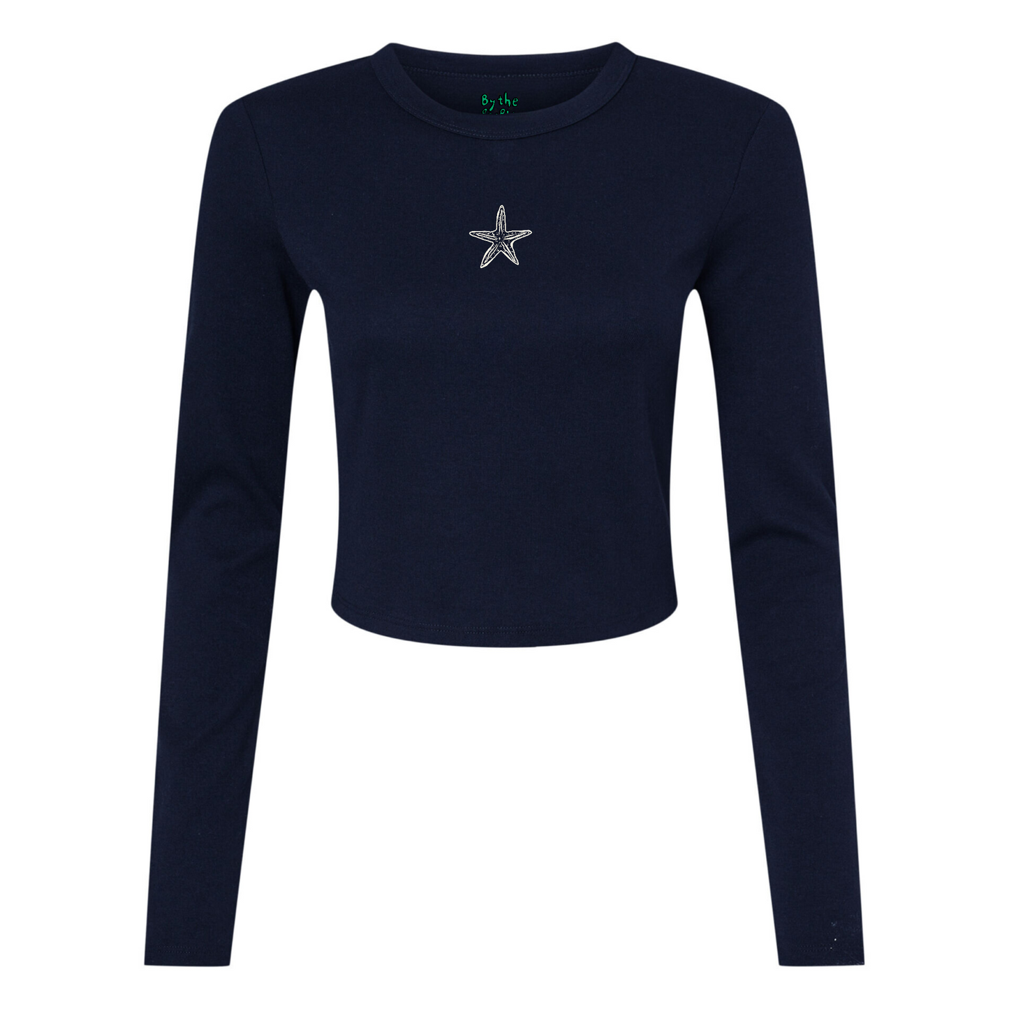 Long Sleeve Navy Baby Tee EXTRA SMALL
