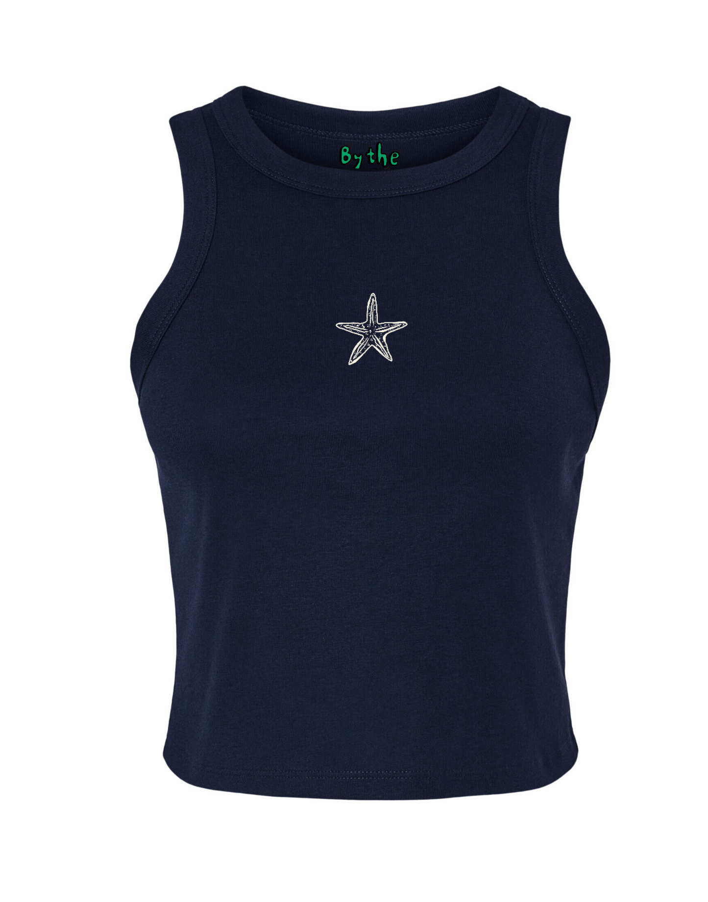 Navy Racer Top EXTRA SMALL