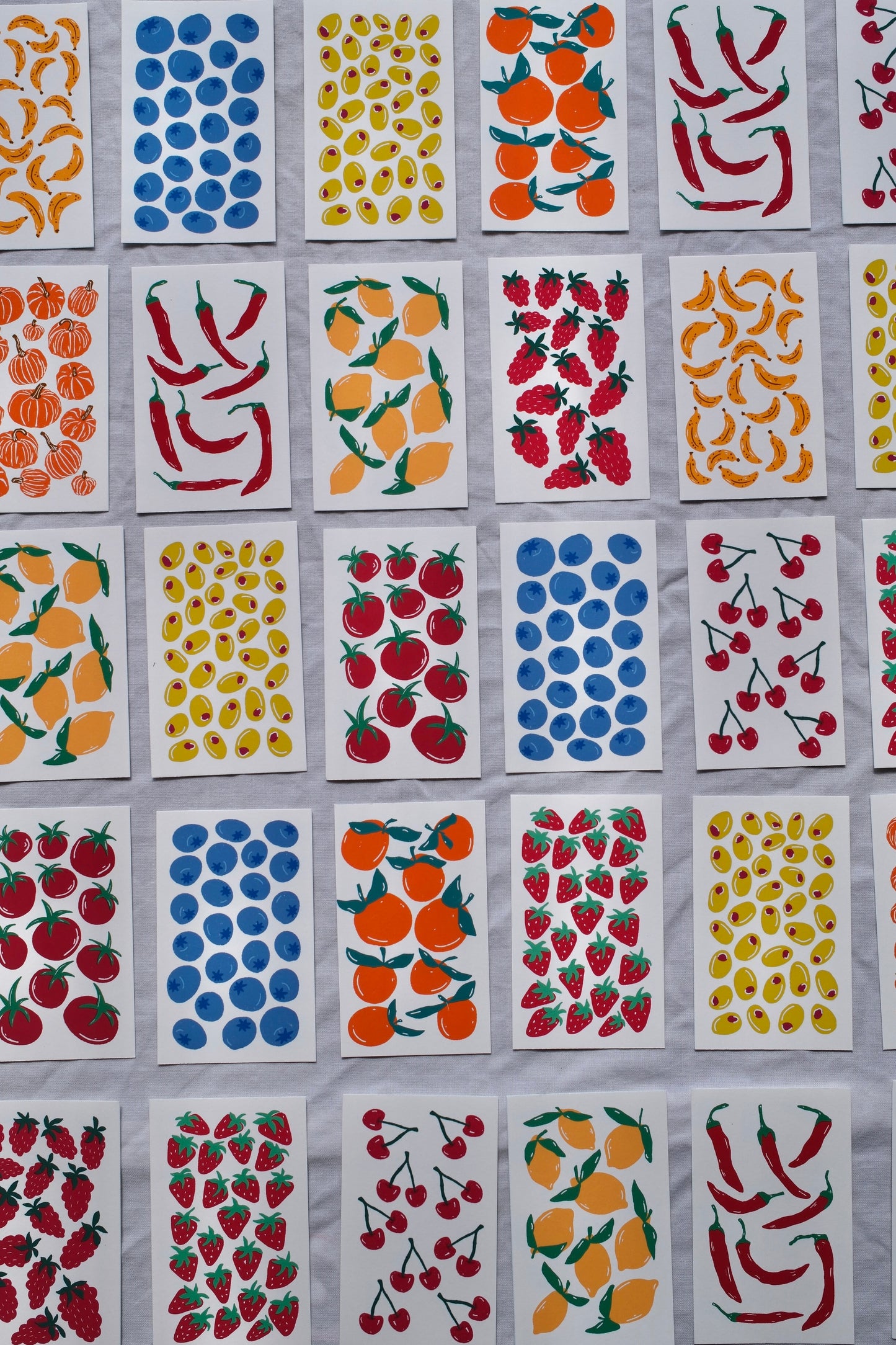 Fruit & Veg Mystery Mini Print Pack