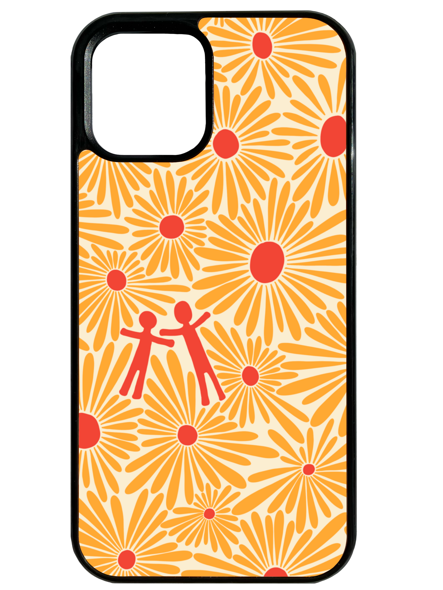Flower Fields in Yellow Phone Case