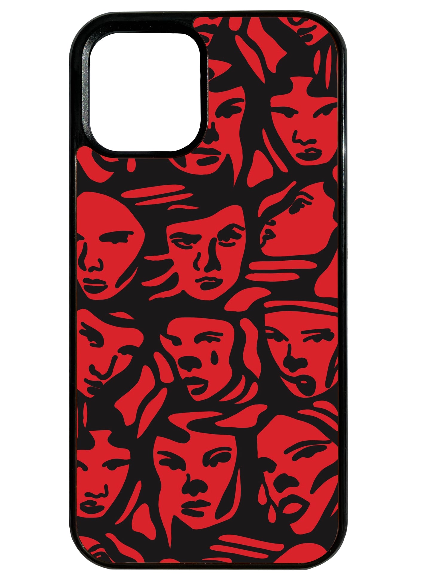 Marlo in Red and Black Phone Case