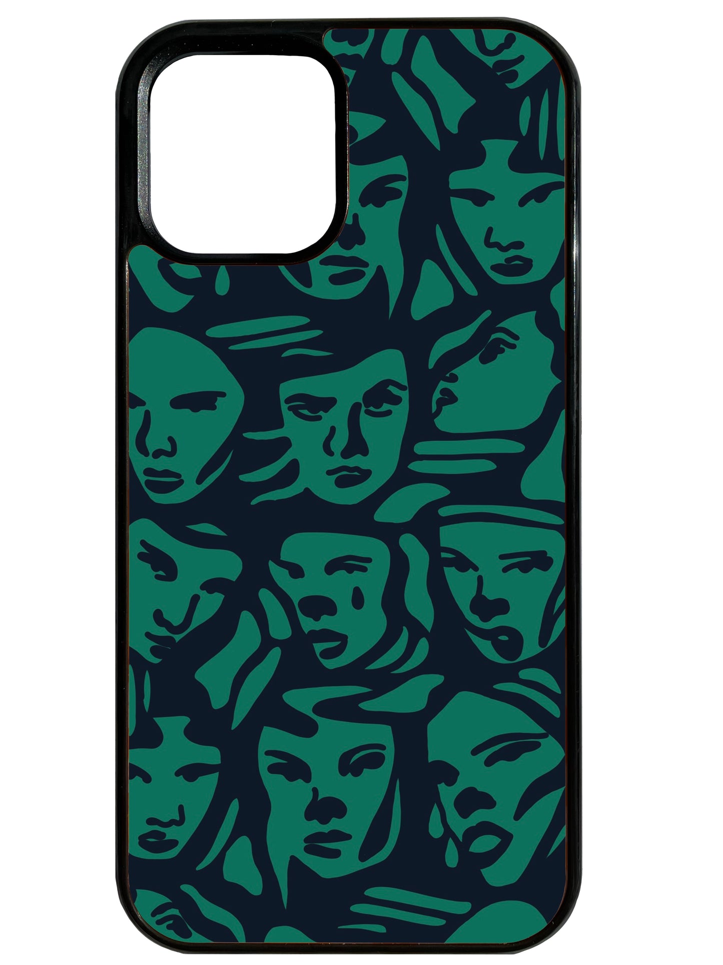 Marlo in Green and Black Phone Case