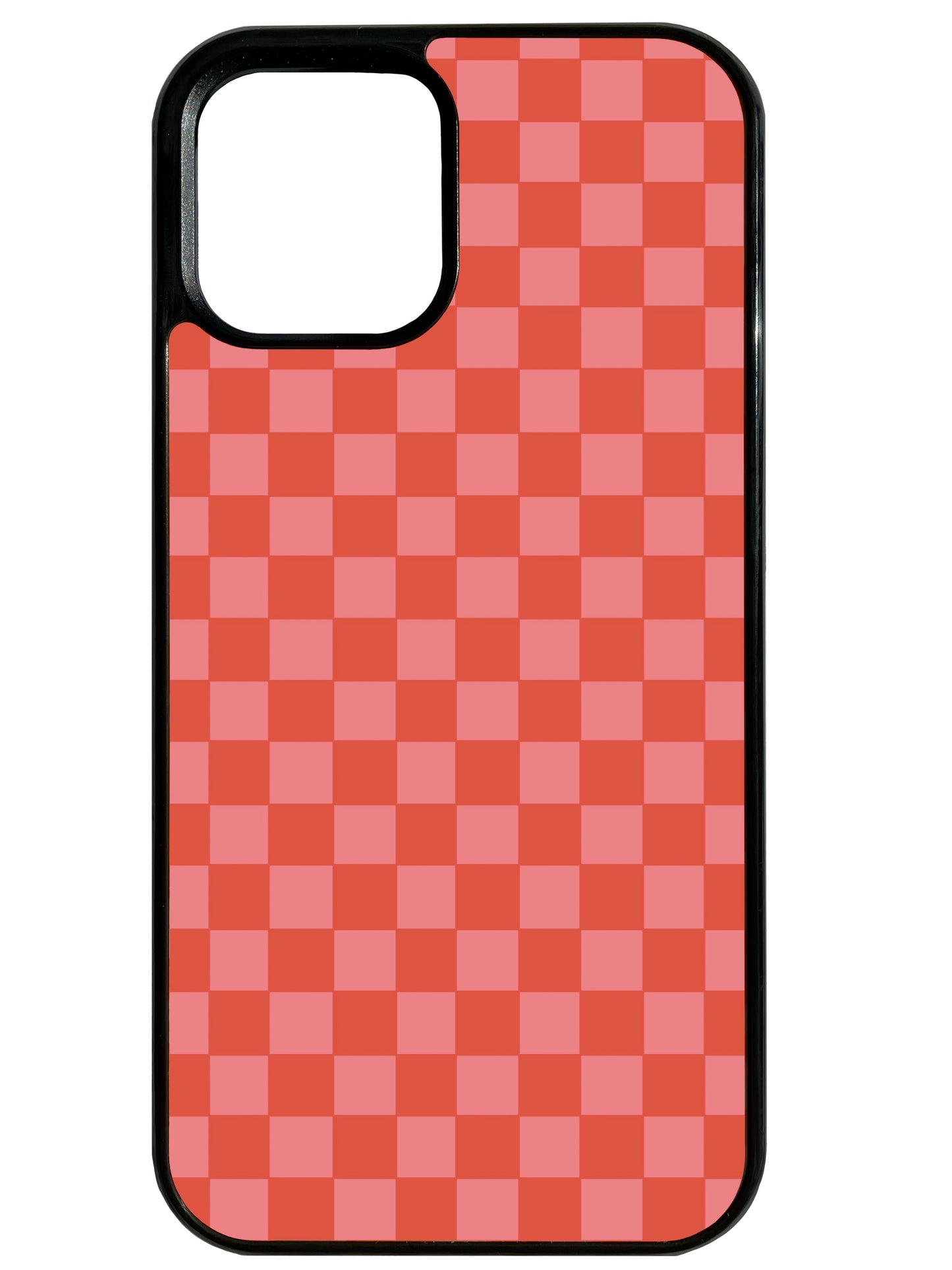Chequer in Pink and Red Phone Case