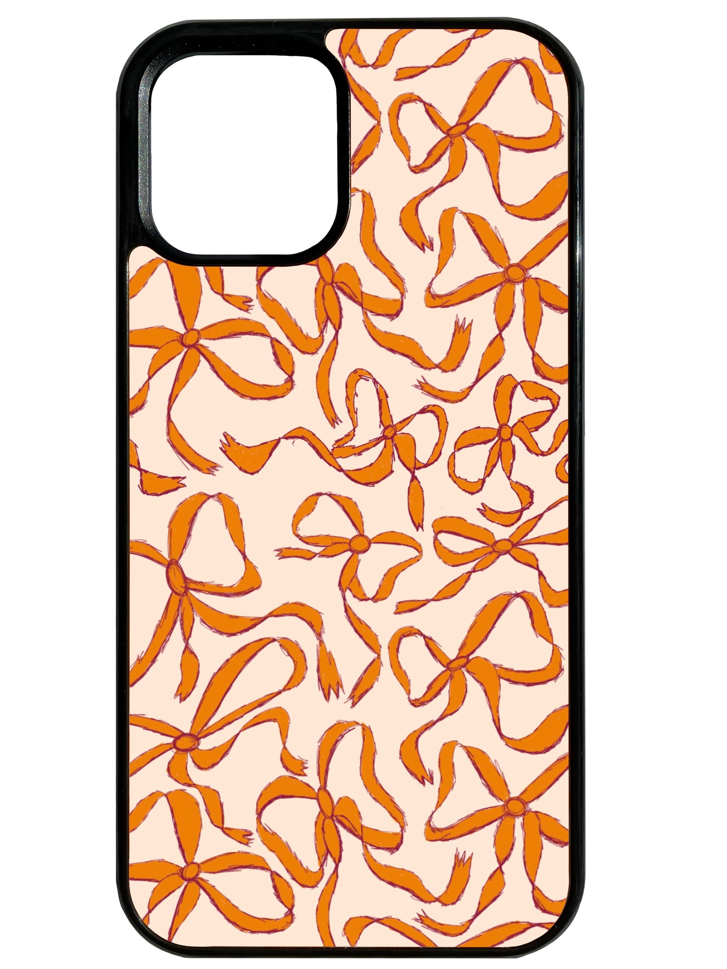 Put A Bow On It! in Orange Phone Case