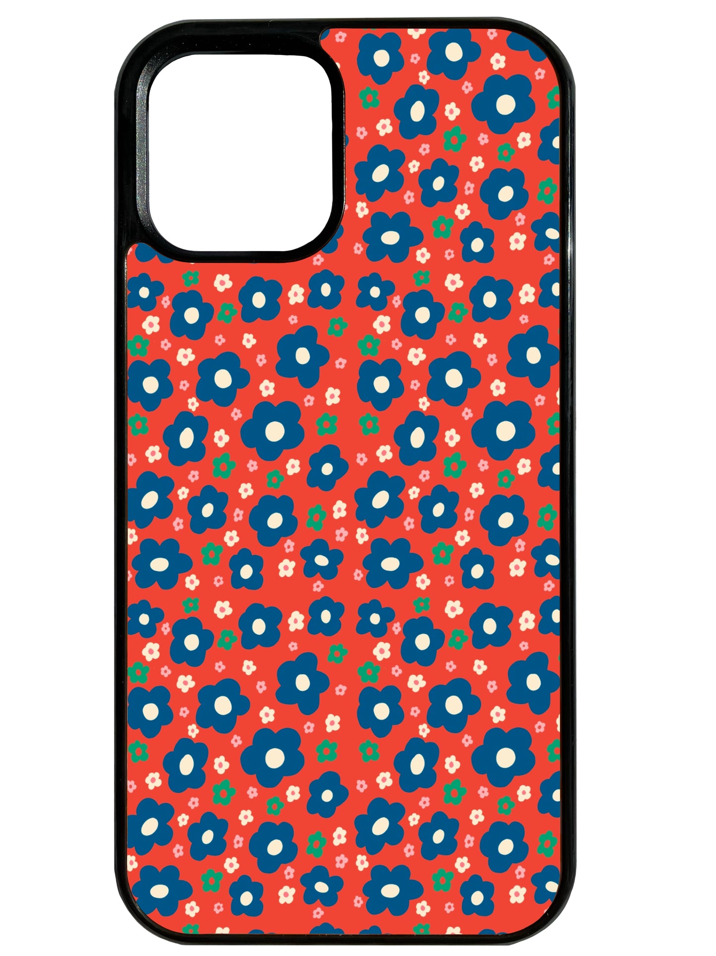 Floral in Red Phone Case