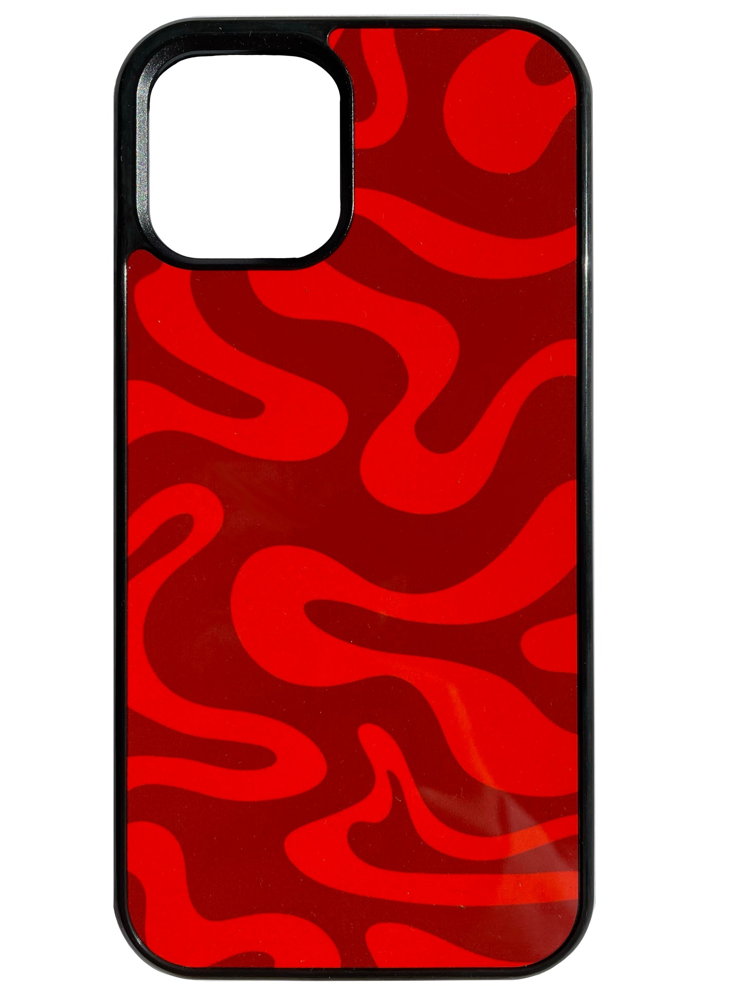Liquid Swirl in Autumn Red Phone Case
