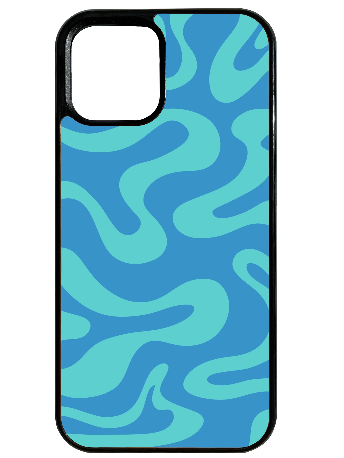 Liquid Swirl in Blue and Green Phone Case