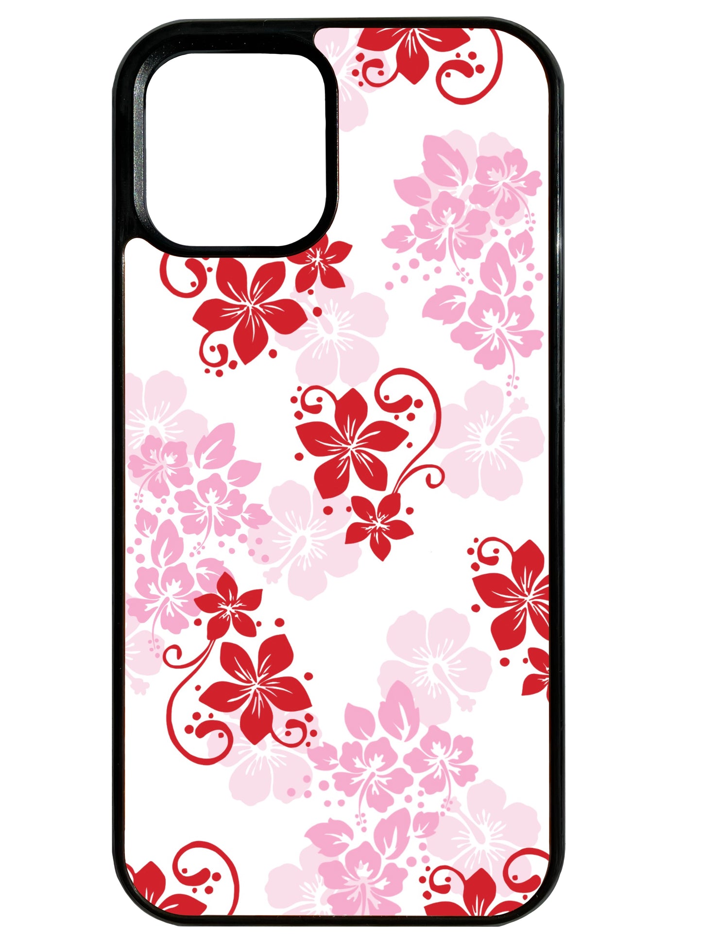 Hibiscus in White and Pink Phone Case