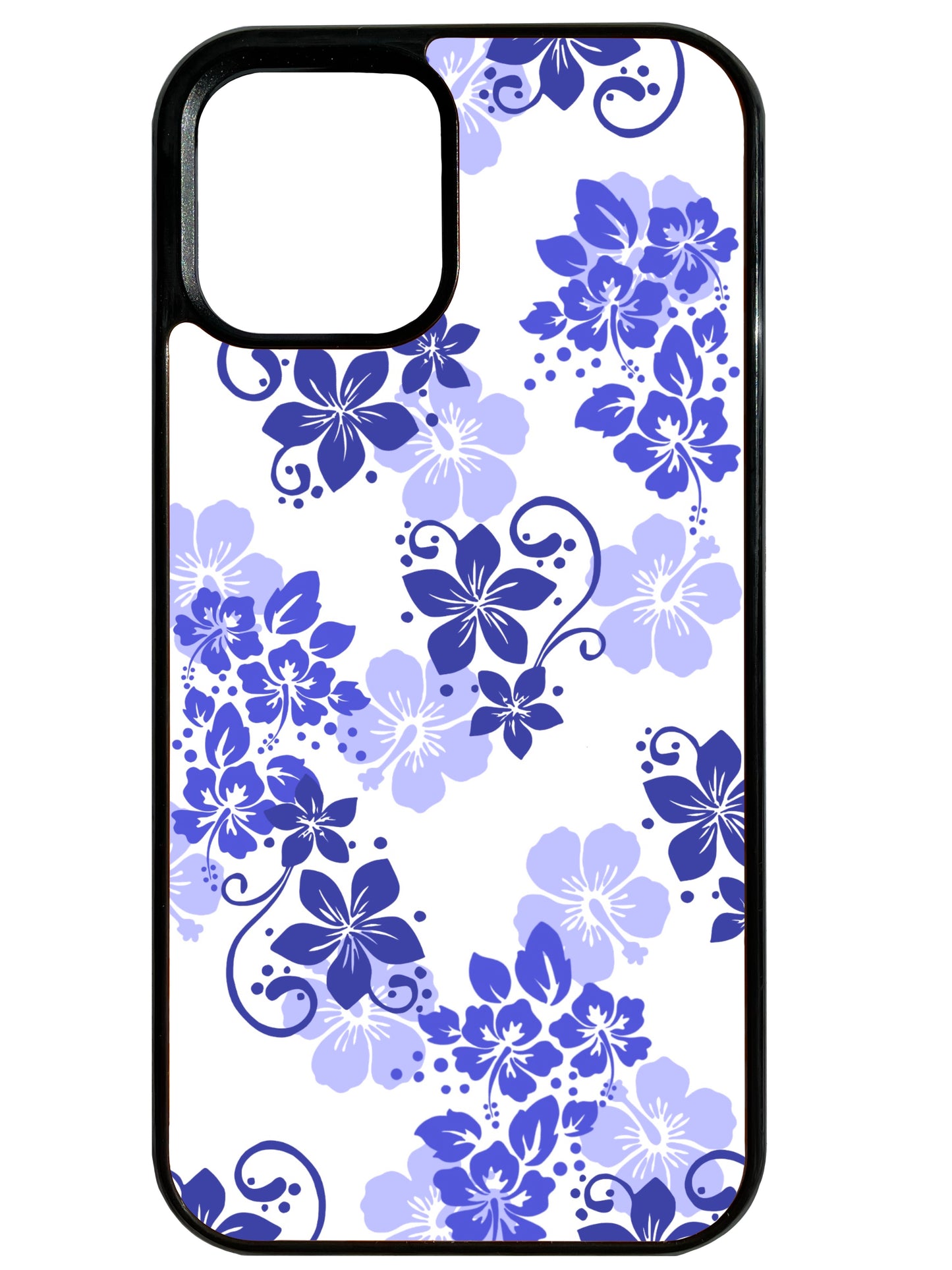 Hibiscus in White and Purple Phone Case