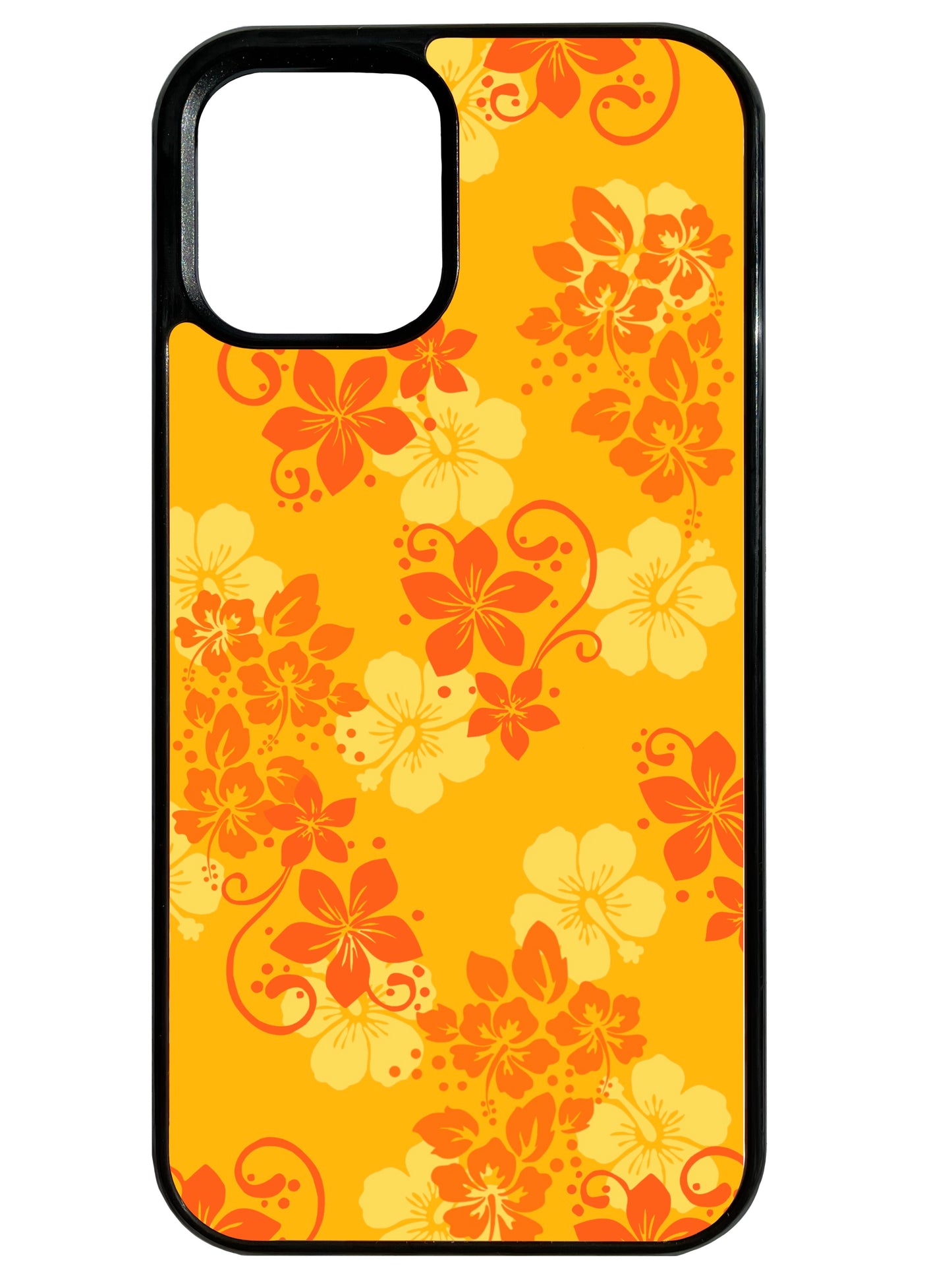 Hibiscus in Orange and Yellow Phone Case