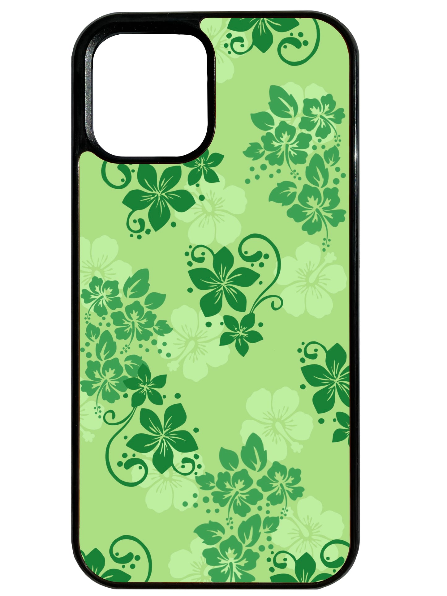 Hibiscus in Green Phone Case
