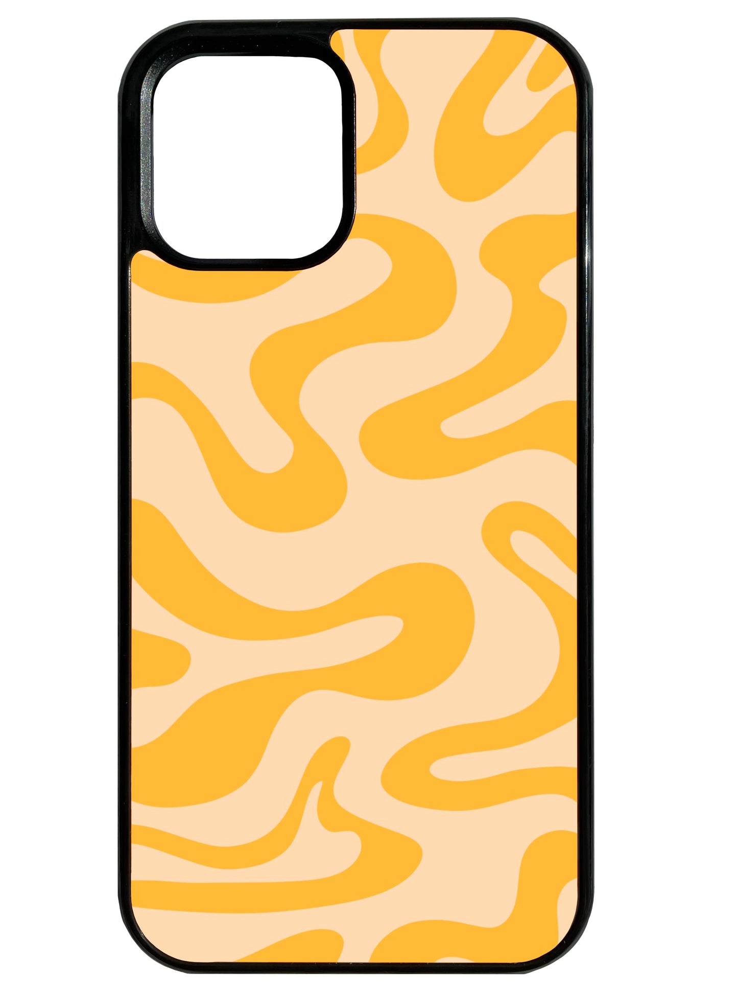 Liquid Swirl in Pale Yellow Phone Case
