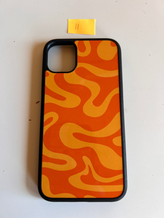 iPhone 11 Liquid Swirl in Orange & Yellow