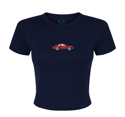 Navy Baby Tee SMALL