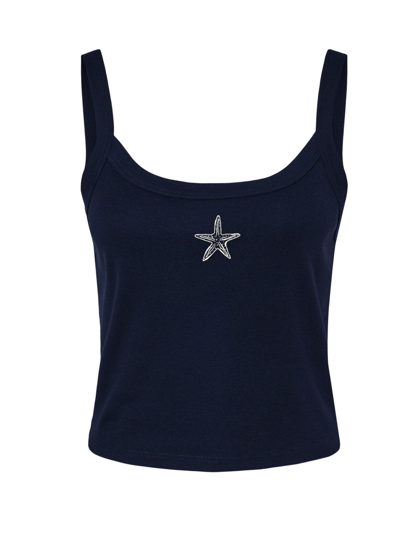 Navy Strappy Top SMALL