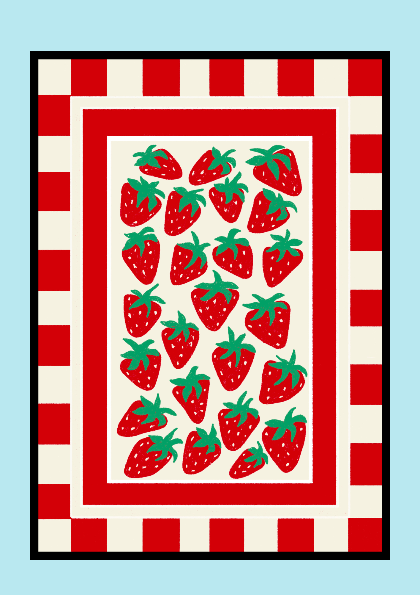 Strawberries Print