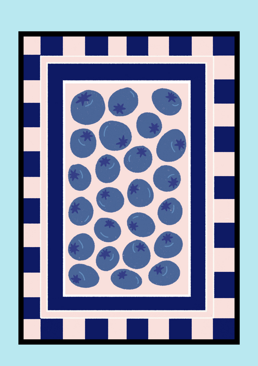 Blueberries Print