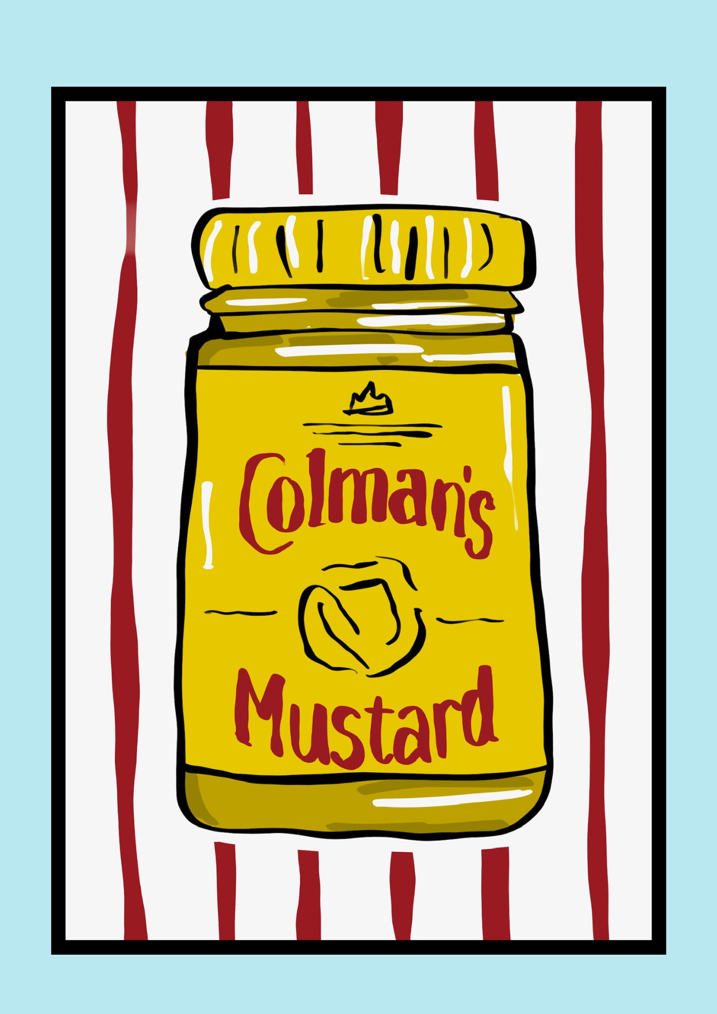 Colman's Mustard Print