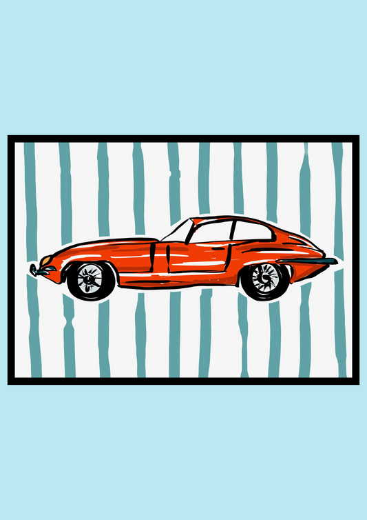 Jaguar E Type Print