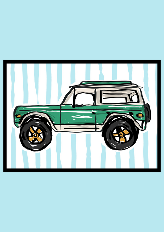 Bronco Print
