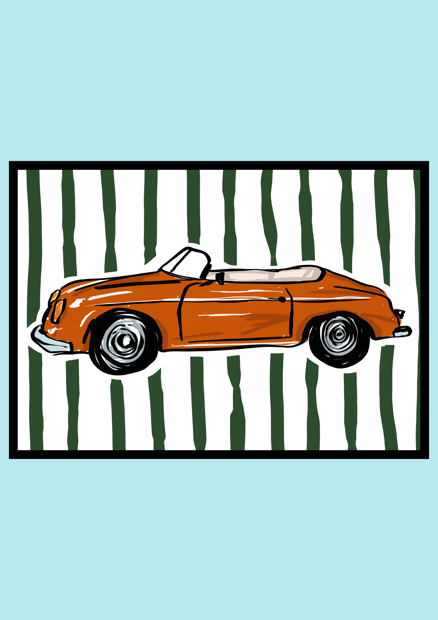 Porsche 356 Print