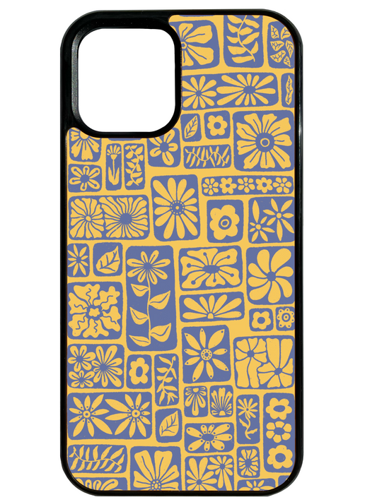 Wildflower in Yellow and Purple Phone Case