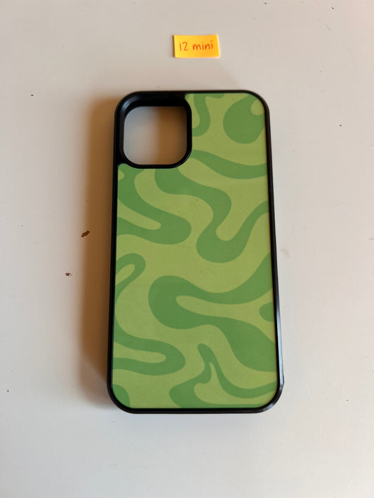 iPhone 12 Mini Liquid Swirl in Green