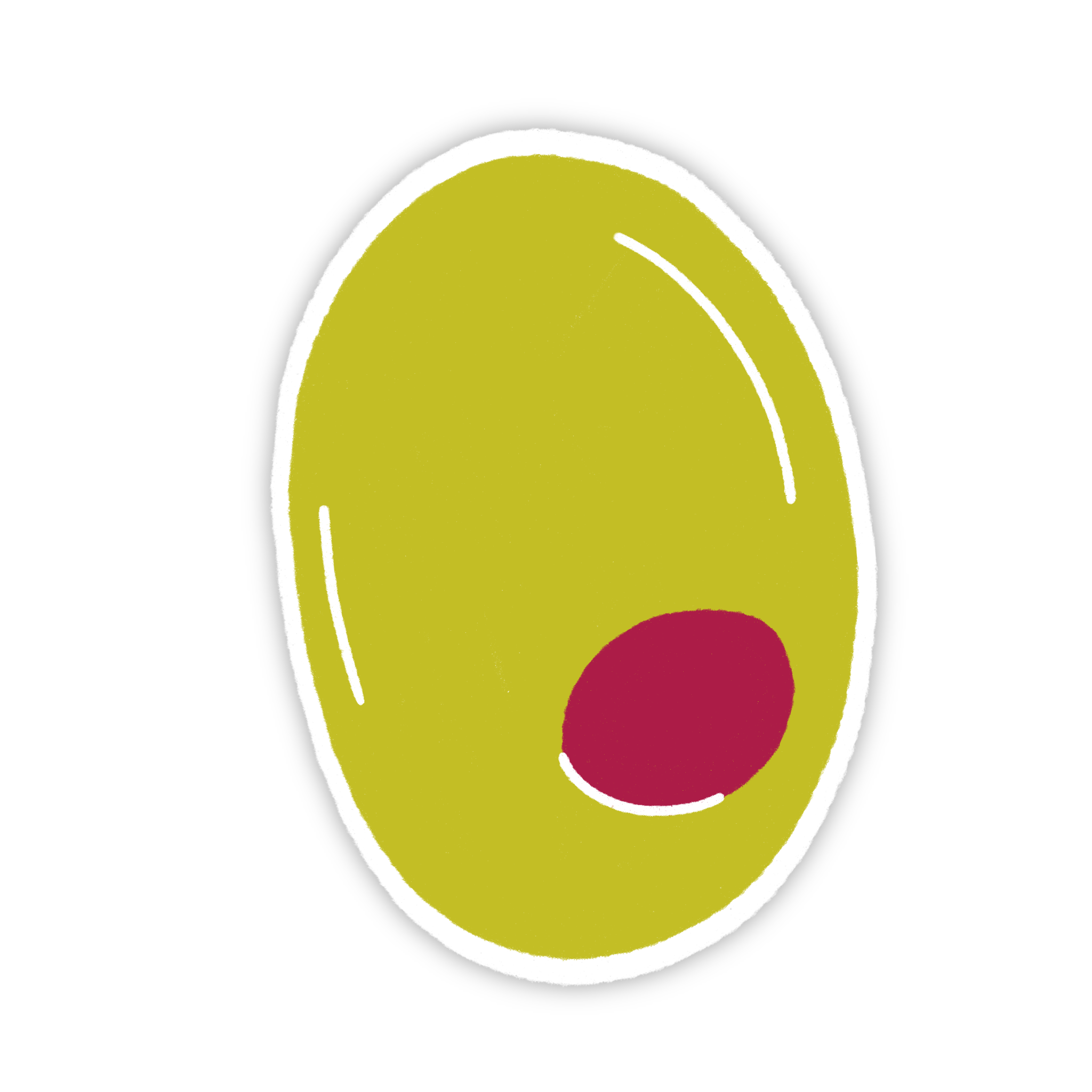 Draw Olive Sticker Olive Sticker – BY THE PEOPLE