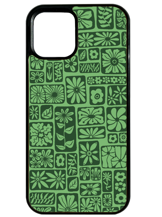 Wildflower in Green Phone Case