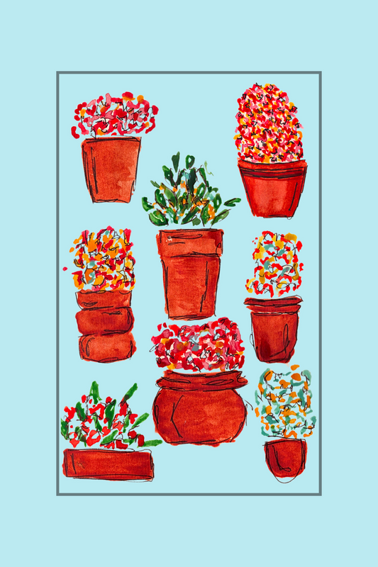 Plant Pots Mini Print