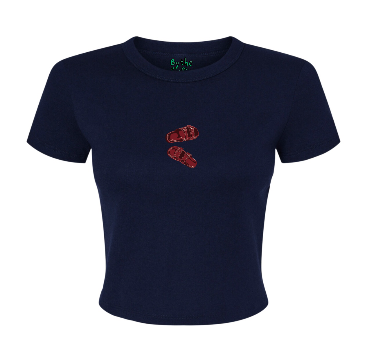 Navy Baby Tee LARGE