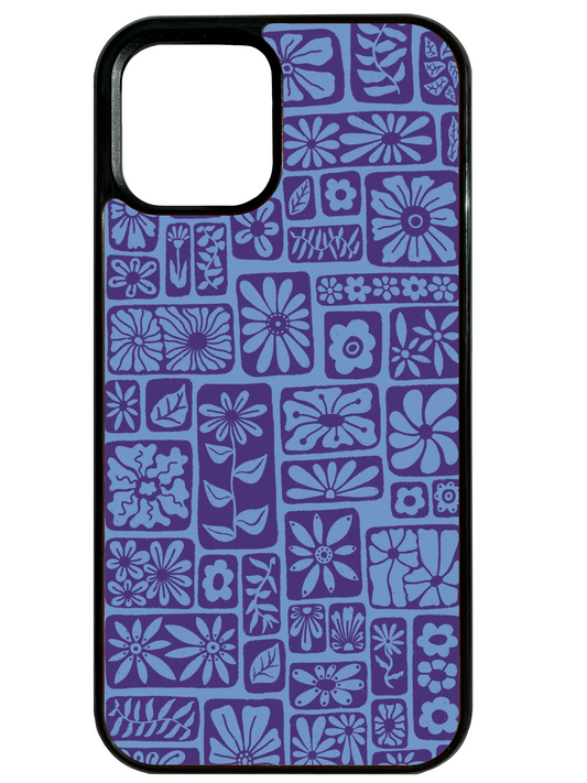 Wildflower in Purple and Blue Phone Case