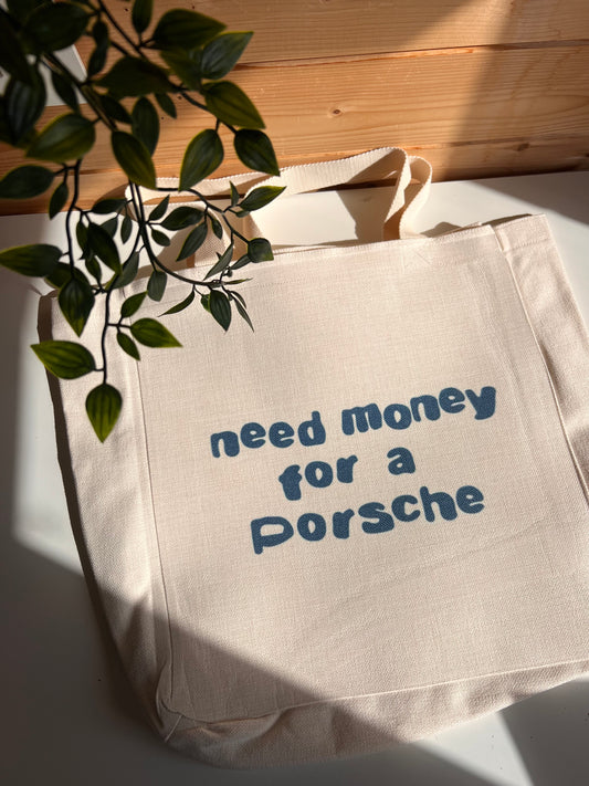 Need money for a Porsche Large Tote