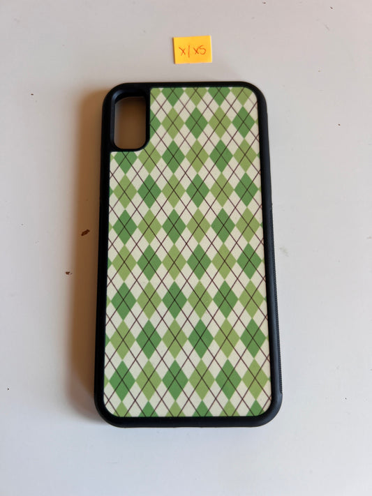 iPhone X/XS Argyle in Green