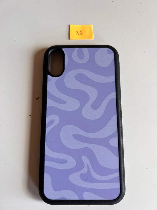 iPhone XR Liquid Swirl in Light Blue