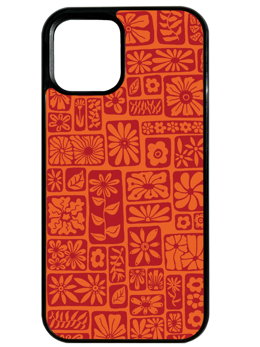 Wildflower in Red and Orange Phone Case