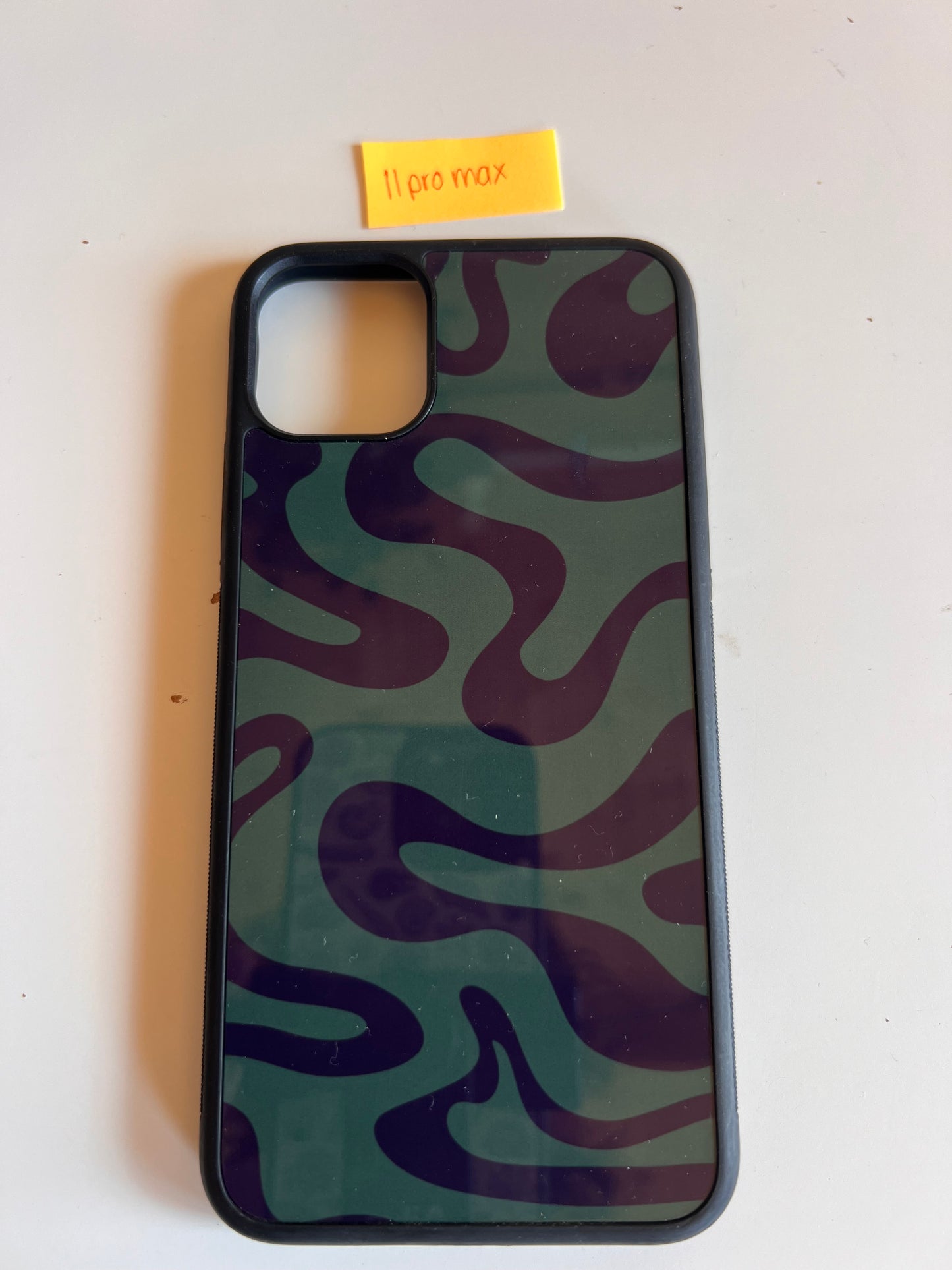 iPhone 11 Pro Max Liquid Swirl in Dark Green & Navy