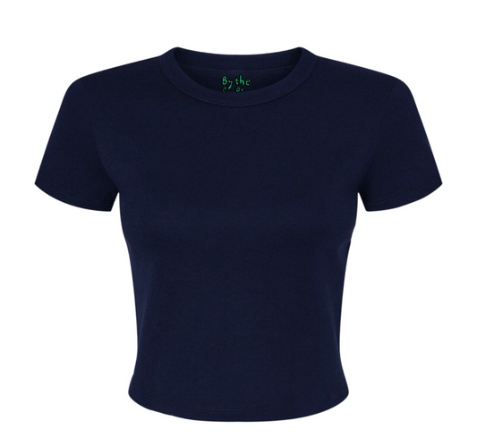 Navy Baby Tee EXTRA SMALL