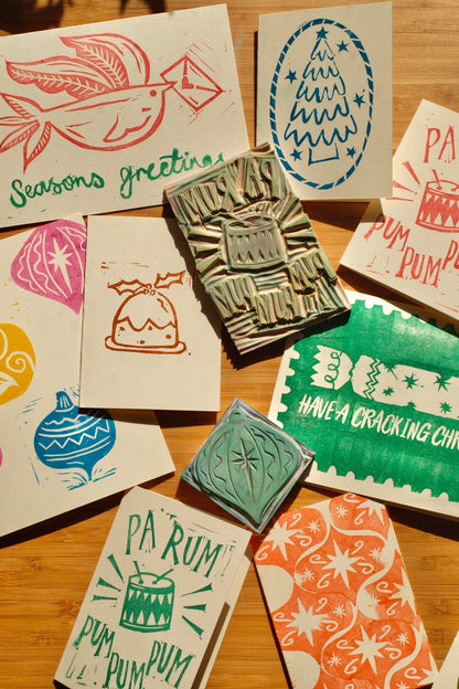 Christmas Lino Printing Workshop