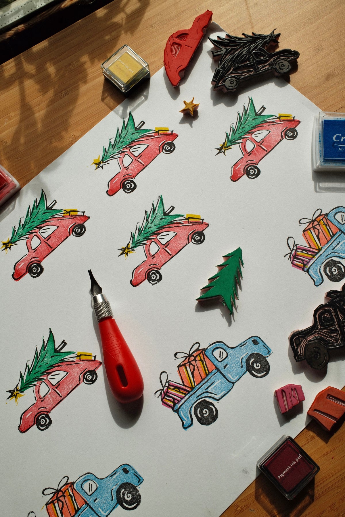 Christmas Lino Printing Workshop