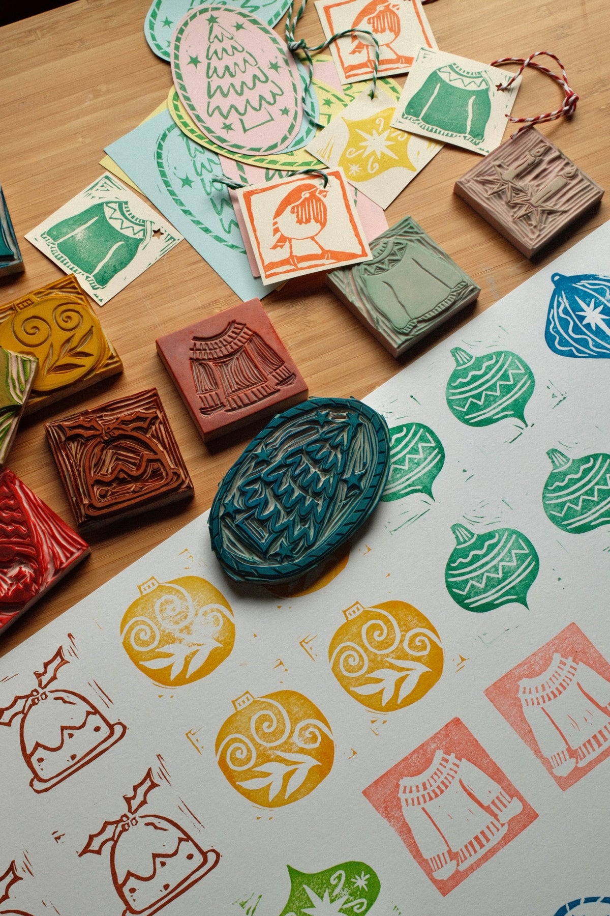 Christmas Lino Printing Workshop