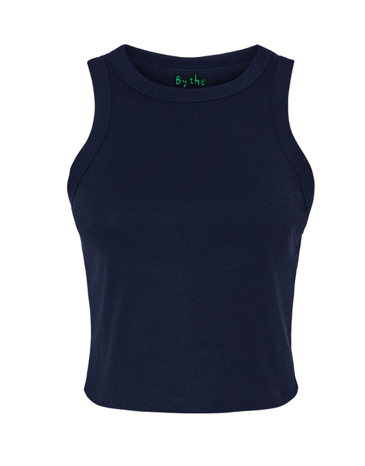 Navy Racer Top EXTRA SMALL