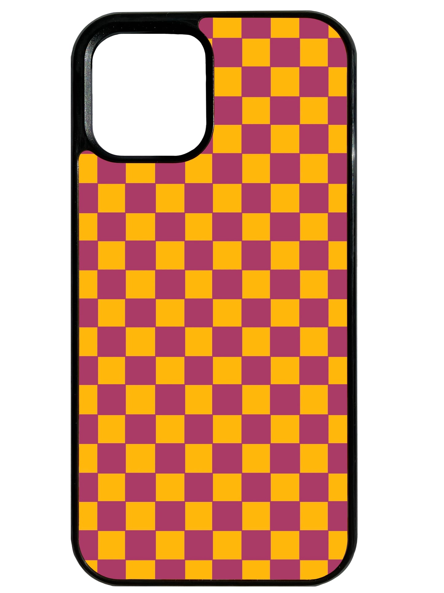 Chequer in Yellow and Purple