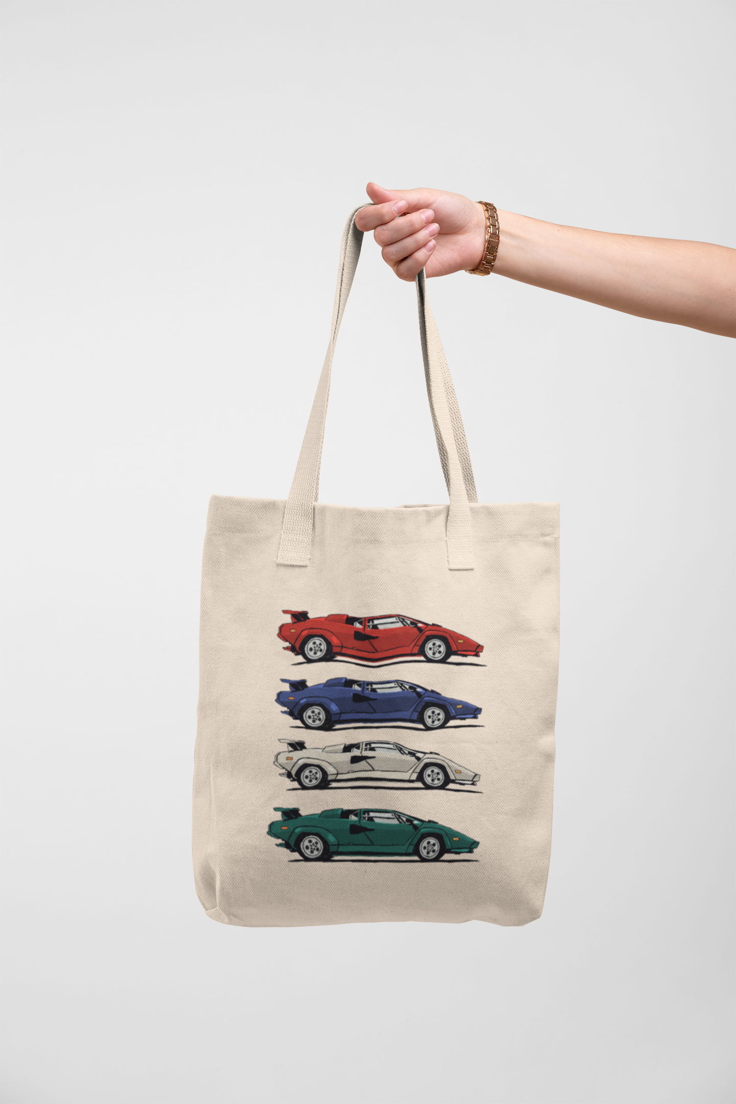 Lamborghini Countach Tote