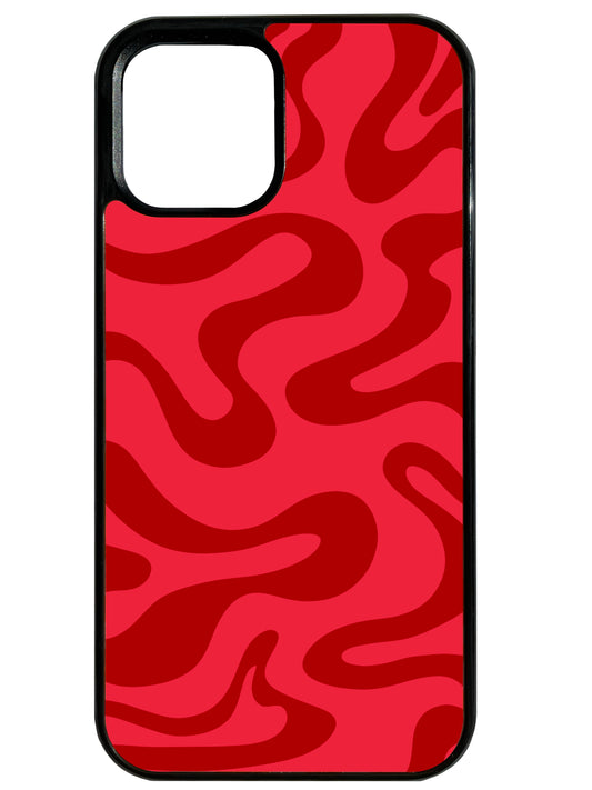 Liquid Swirl in Red